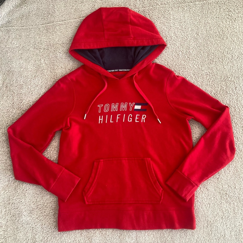 Tommy Hilfiger Sport Red Hoodie Sweater